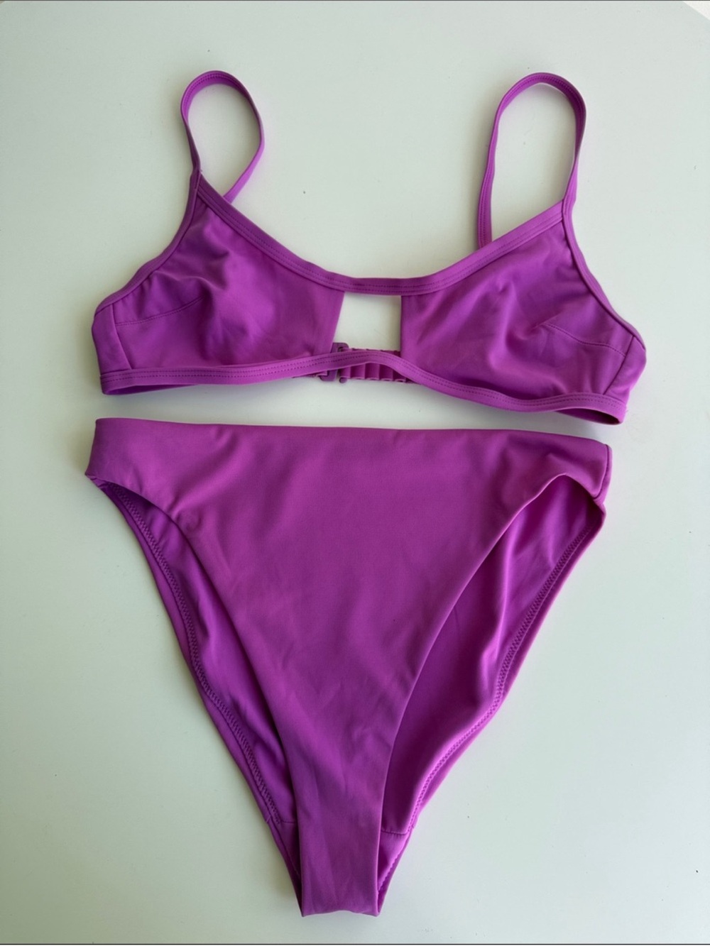NEGATIVE Purple Two-Piece Bikini